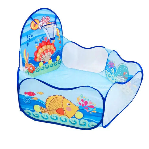 1.2M Ball Pool with Basket Children Toy Indoor Playpen Tent-toys-Bennys Beauty World